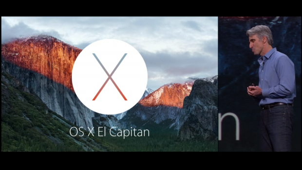 Craig Federighi hat auf dem WWDC das neue OS X 10.11 El Capitan gezeigt. (Bild: Apple/Screenshot: Golem.de)